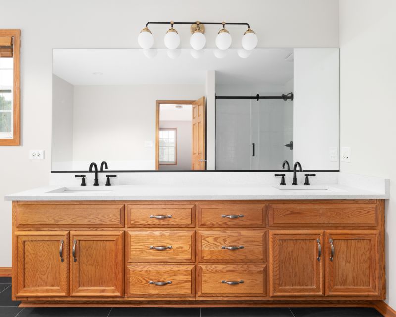 Modern Vanity with Lighting